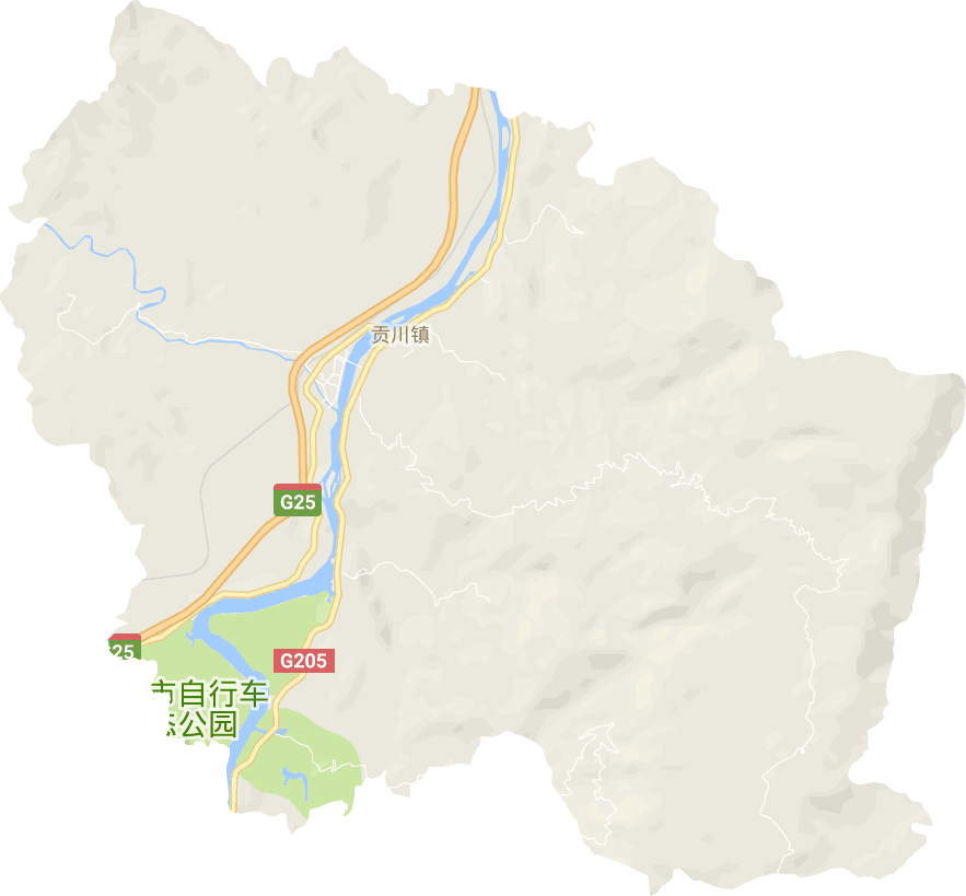 贡川镇电子地图