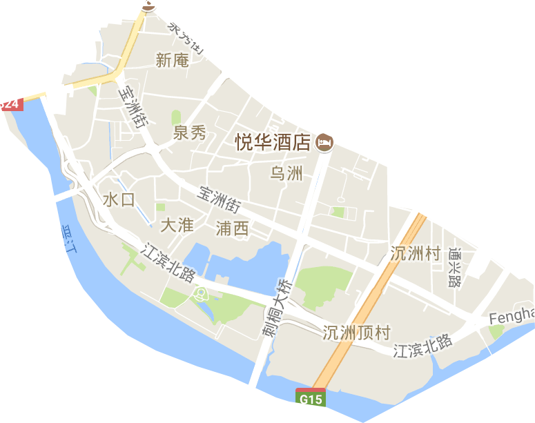 泉秀街道电子地图