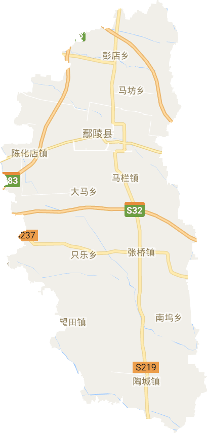 鄢陵县电子地图