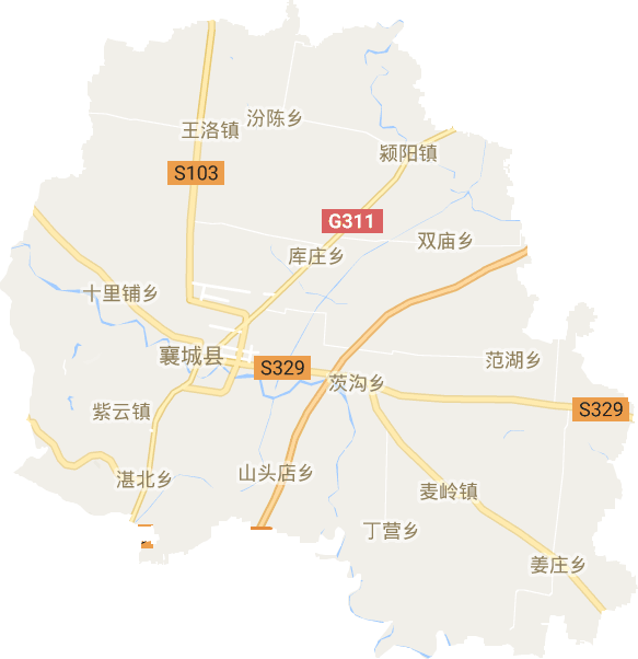 襄城县电子地图