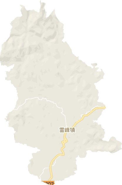 雷峰镇电子地图