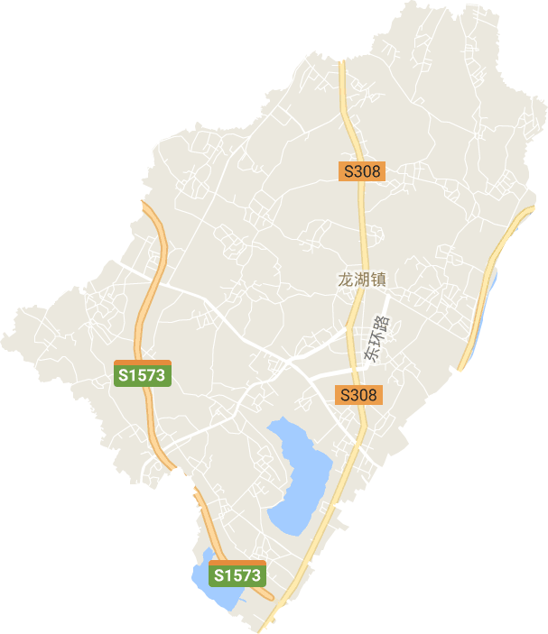 龙湖镇电子地图