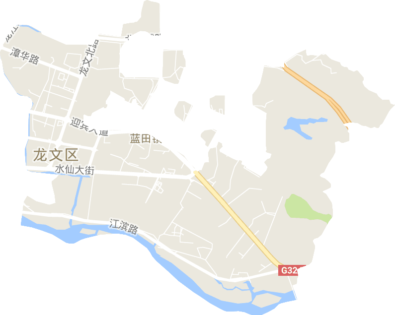 蓝田镇电子地图