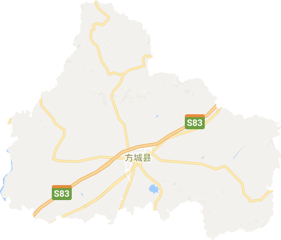方城县电子地图