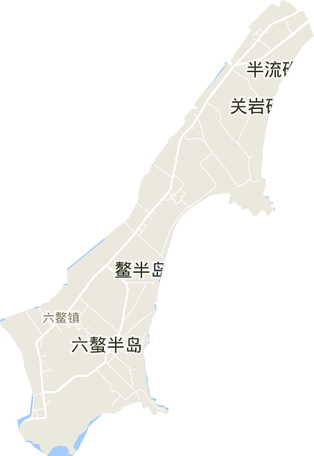 六鳌镇电子地图