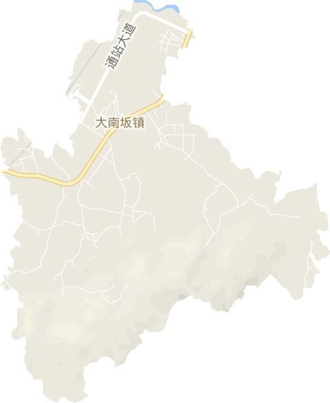 大南坂镇电子地图