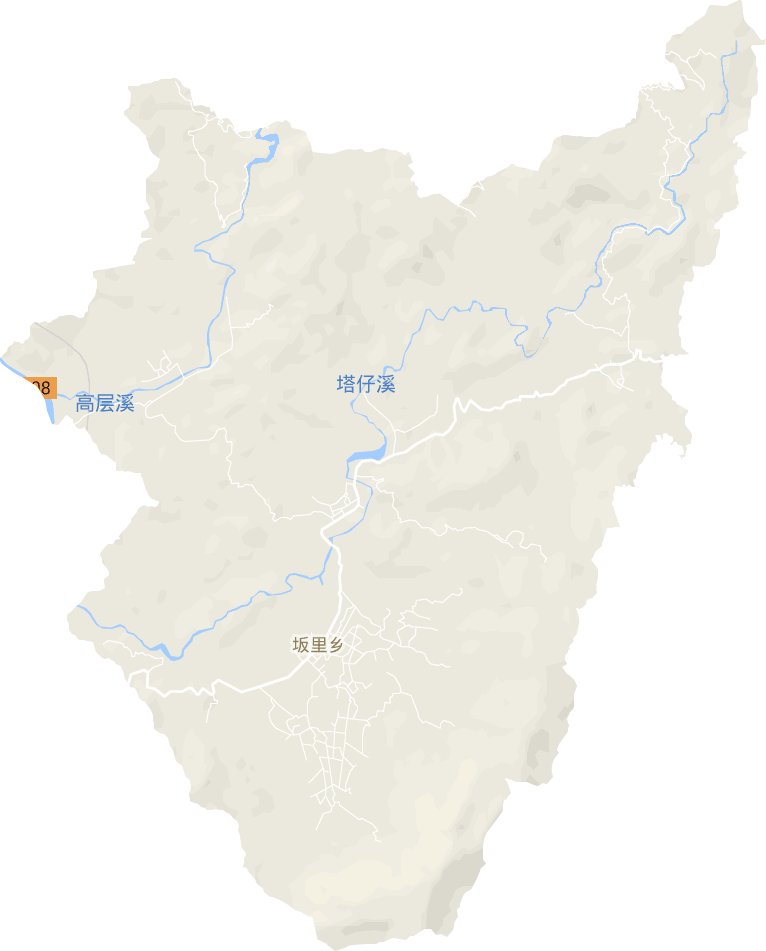 坂里乡电子地图