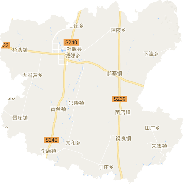 社旗县电子地图