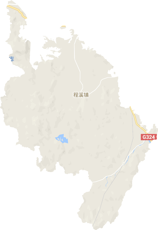 程溪镇电子地图