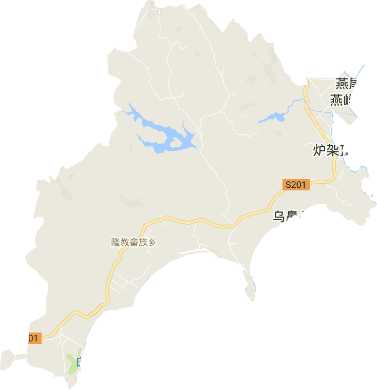 隆教畲族乡电子地图