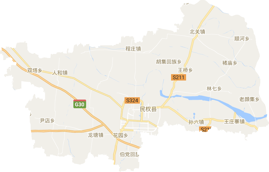 民权县电子地图