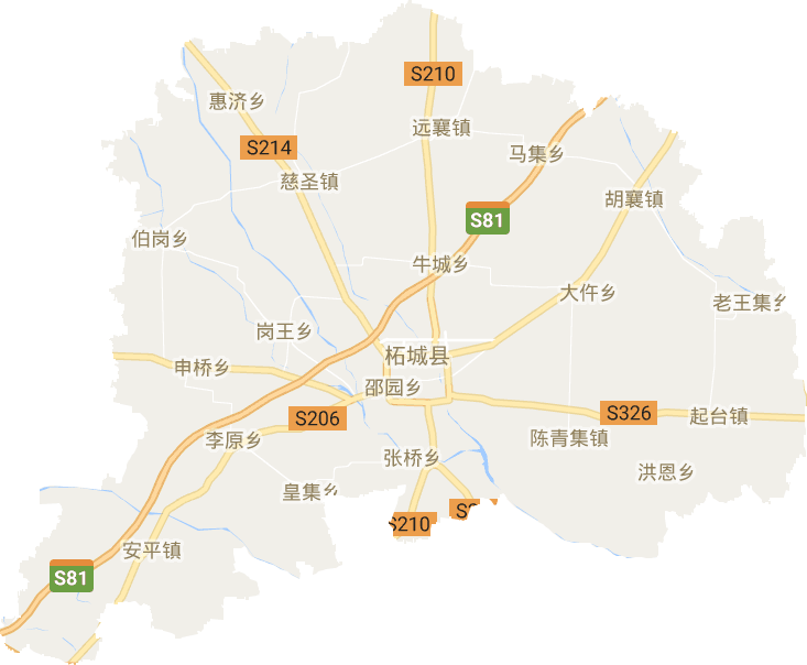 柘城县电子地图