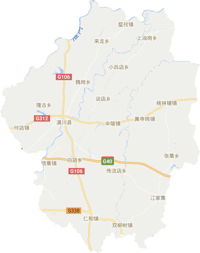 潢川县电子地图
