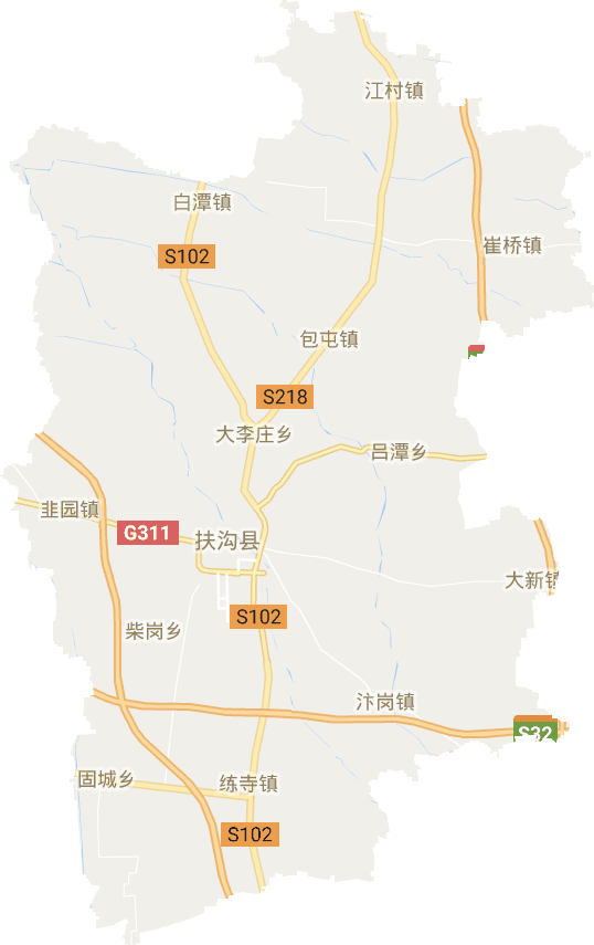 扶沟县电子地图