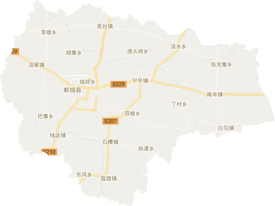 郸城县电子地图