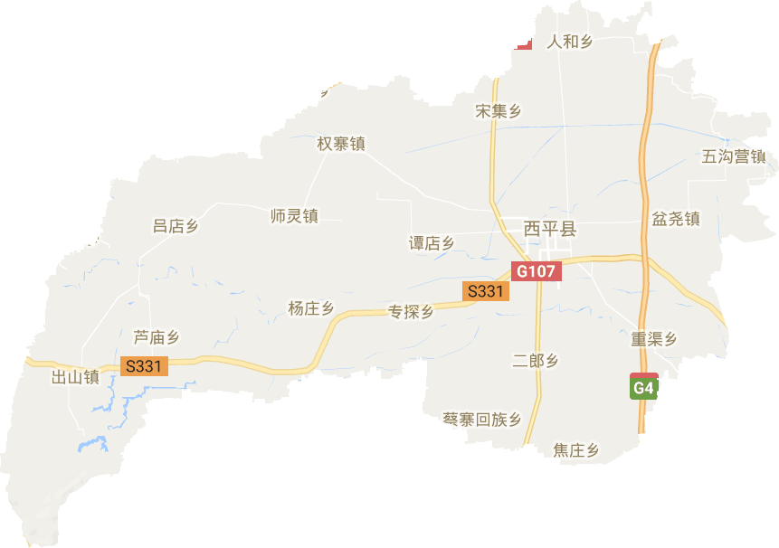西平县电子地图