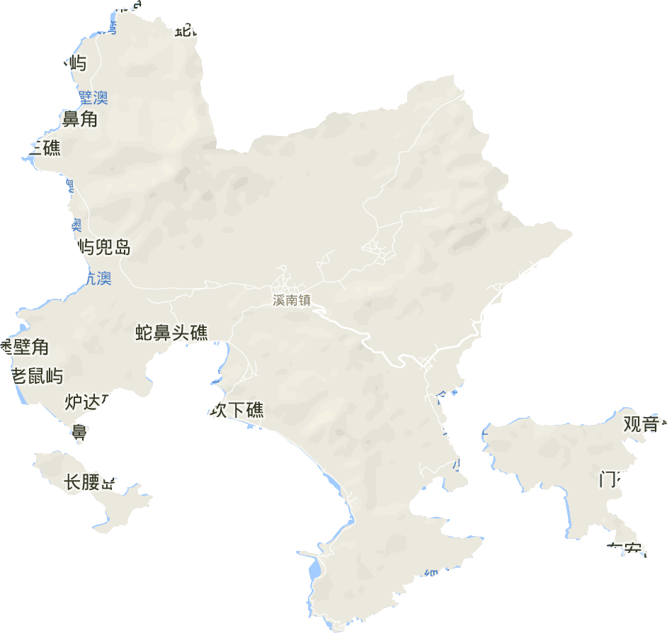 溪南镇电子地图