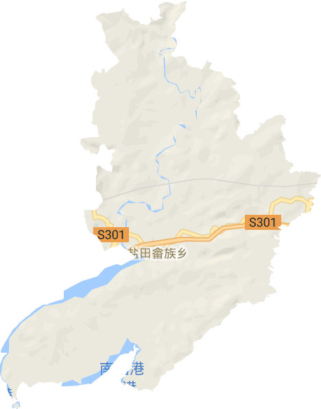 盐田畲族乡电子地图