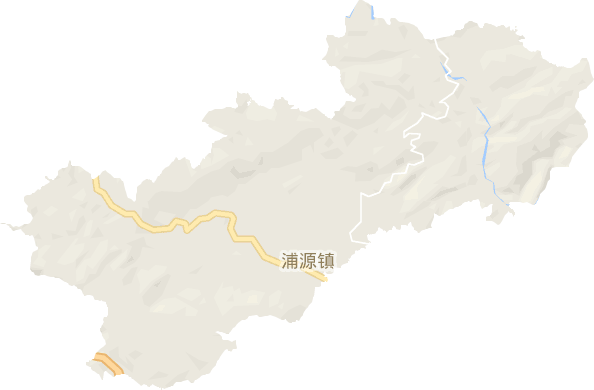 浦源镇电子地图