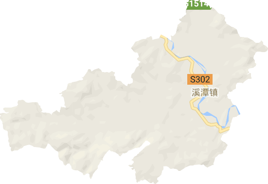 溪潭镇电子地图