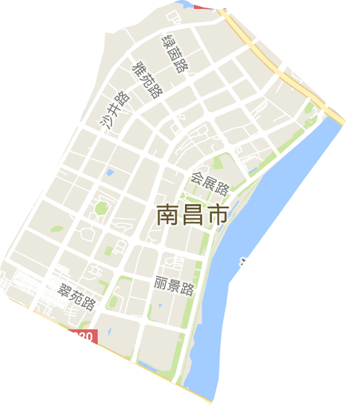 沙井街道办事处（红谷滩新区）电子地图