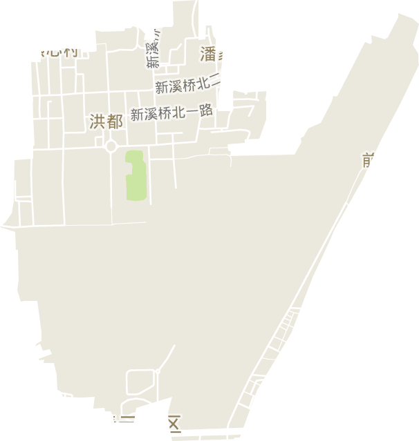 洪都街道电子地图