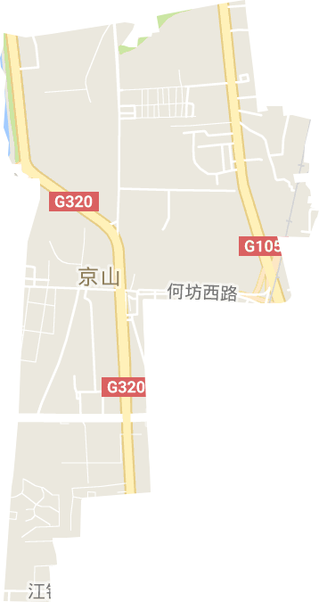 京山街道电子地图