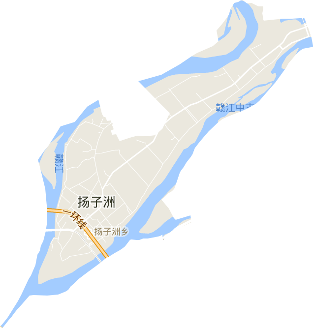扬子洲镇电子地图