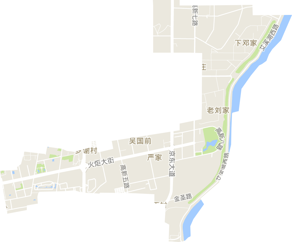 湖西新建区（南昌高新开发区）电子地图