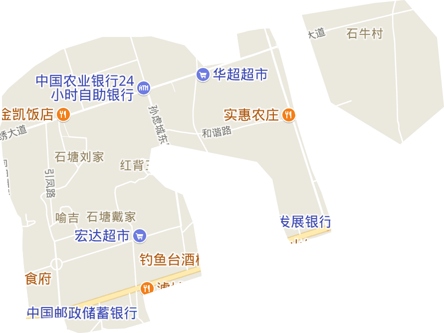 江西安义工业园区电子地图