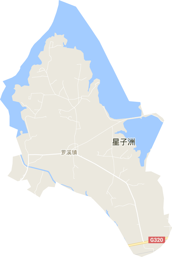 罗溪镇电子地图