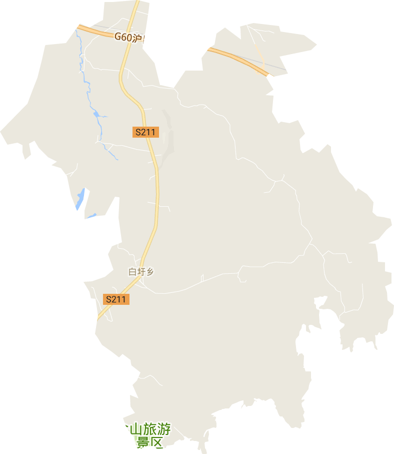 白圩乡电子地图