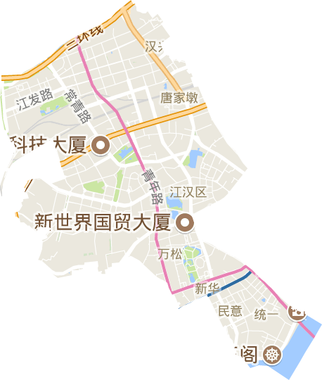 江汉区电子地图