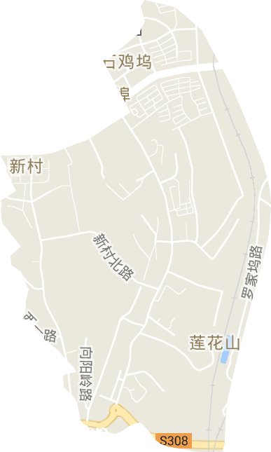 新村街道电子地图