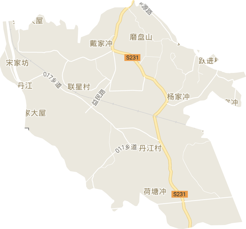 丹江街街道电子地图