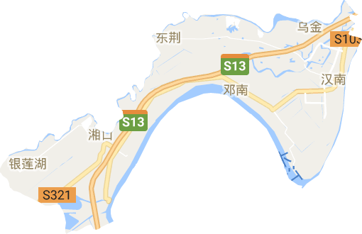 汉南区电子地图