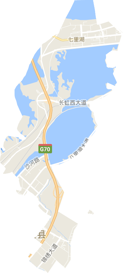 七里湖街道办事处（九江经济技术开发区）电子地图