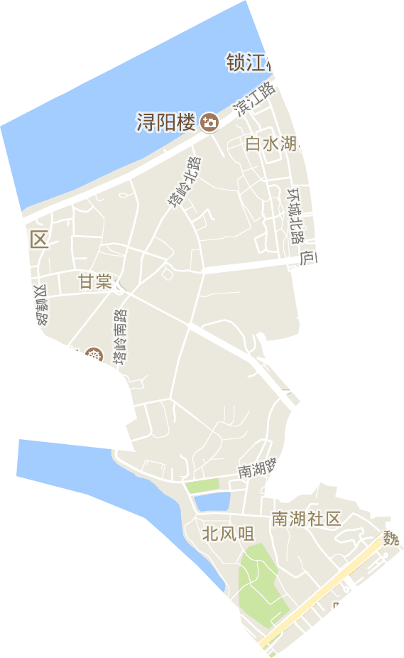 甘棠街道电子地图