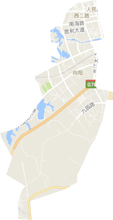 向阳街道办事处（九江经济技术开发区）电子地图