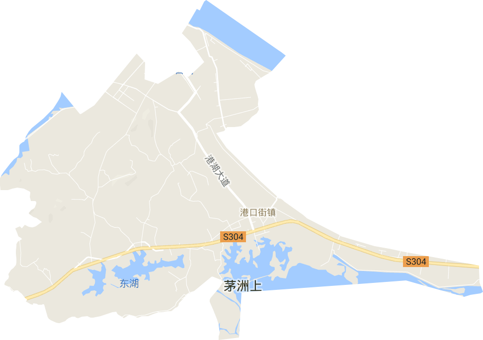港口街镇电子地图