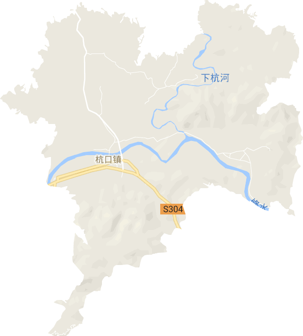 杭口镇电子地图