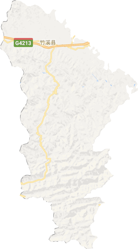 竹溪县电子地图