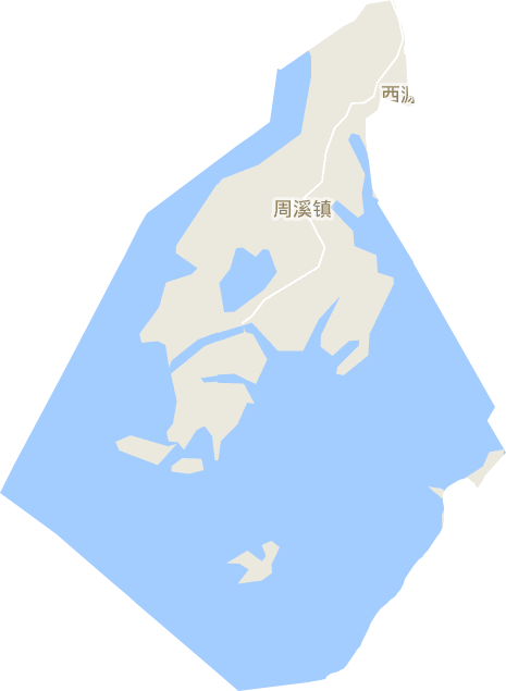 周溪镇电子地图