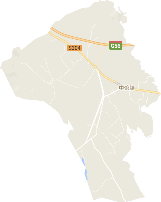 中馆镇电子地图