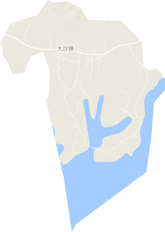 大沙镇电子地图