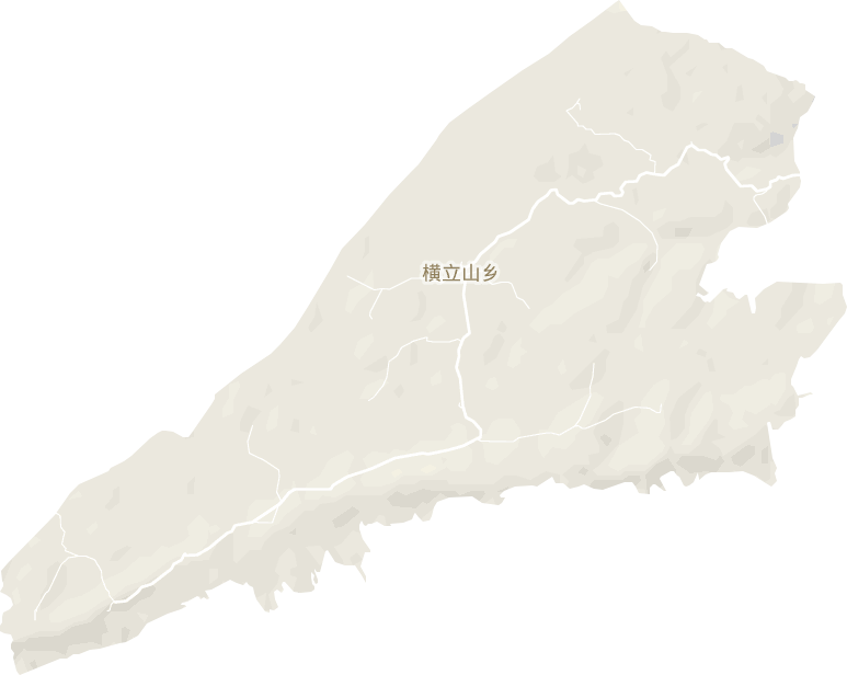 横立山乡电子地图