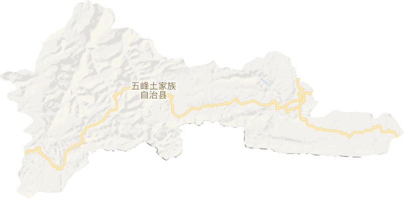 五峰土家族自治县电子地图