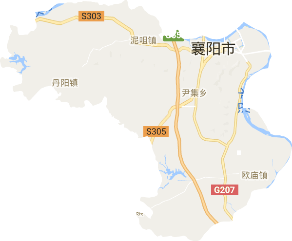 襄城区电子地图