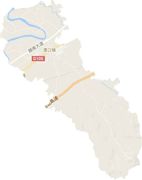 潭口镇（赣州经济技术开发区）电子地图