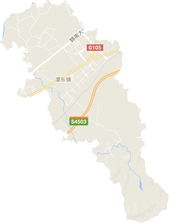 潭东镇（赣州经济技术开发区）电子地图